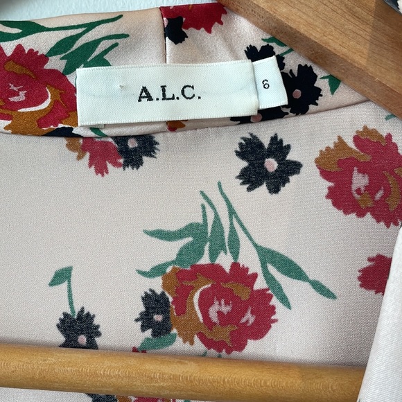 ALC floral silk blazer - Picture 3 of 6